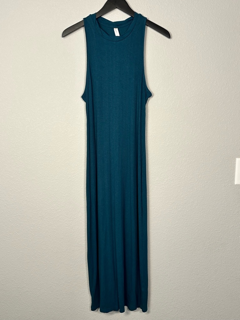 New! Daily Practice by Anthropologie Slim Racer Dress in Blue Green -Size Medium - Picture 5 of 11